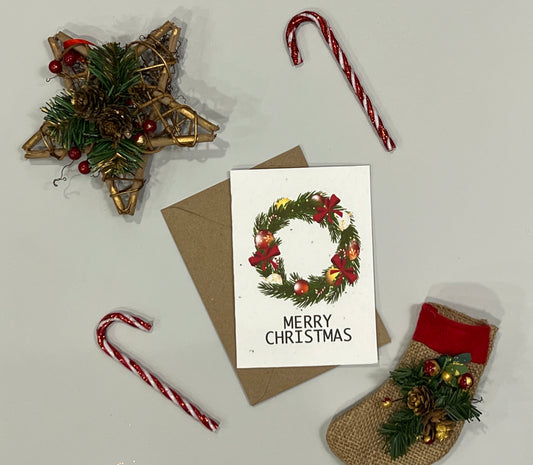 Wreath - Plantable Card