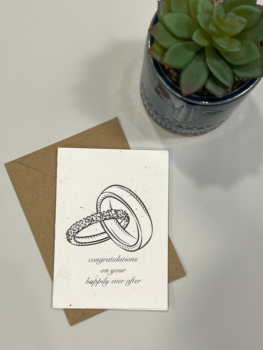 Happily Ever After - Plantable Card