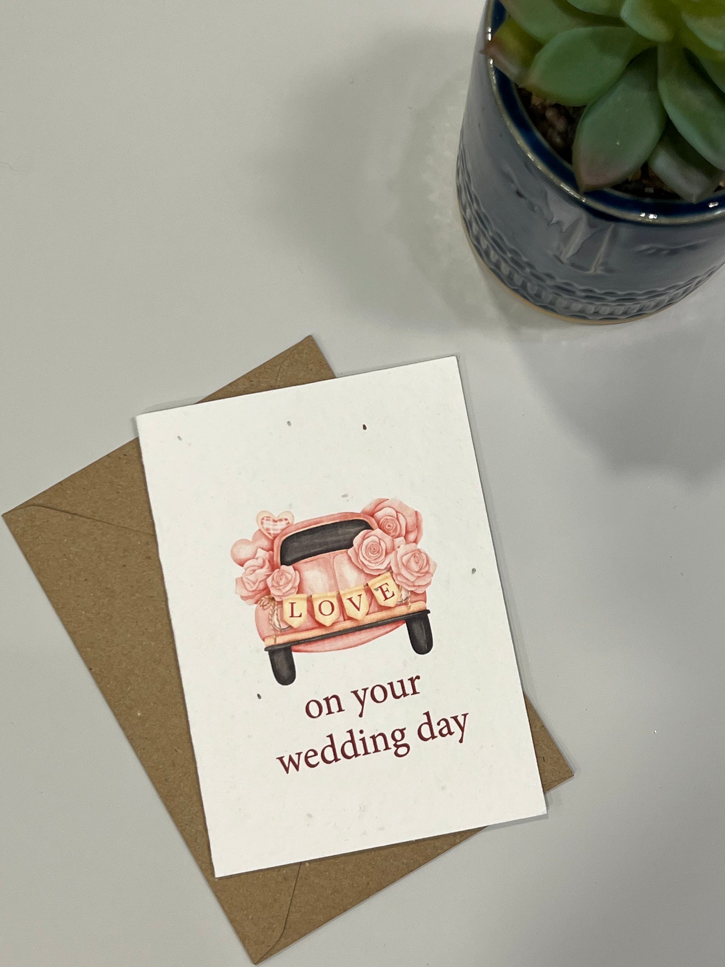 Wedding Day - Plantable Card