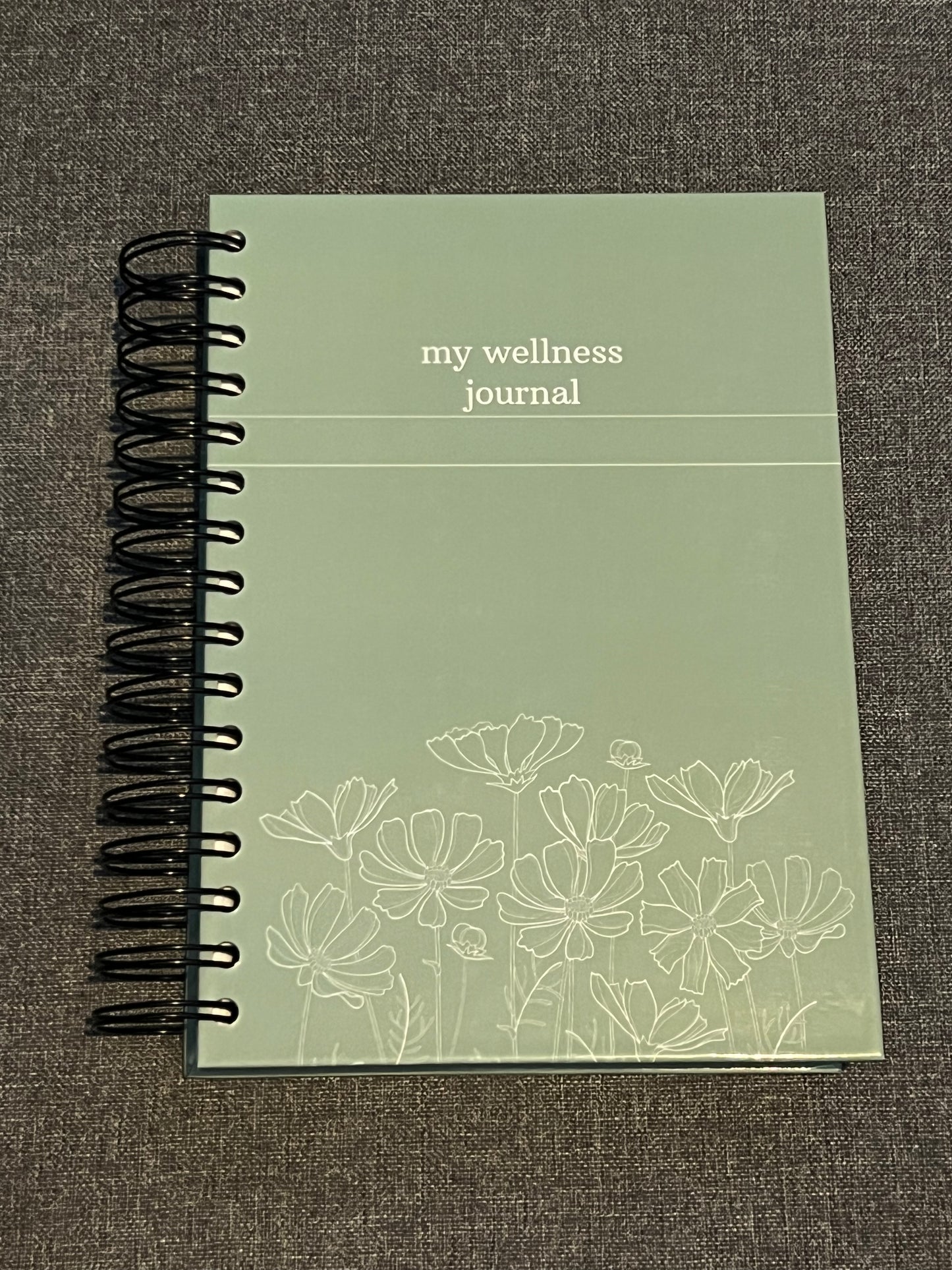 Wellness Journal - flower cover